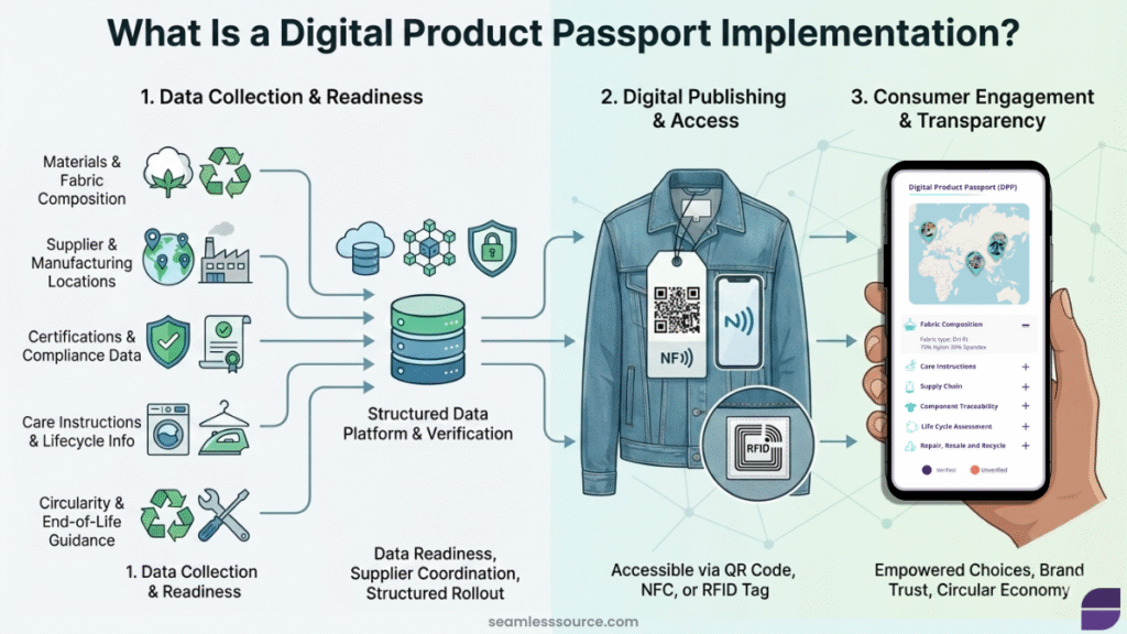 Image of Digital Prodcut Passport Flow Chart